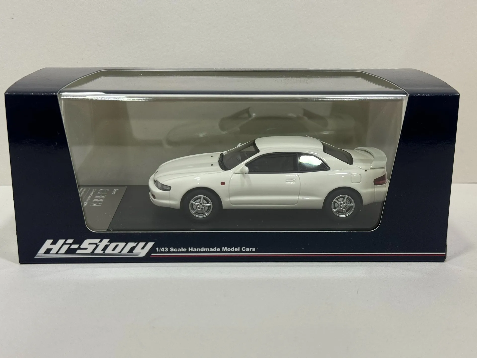 Литая под давлением приветственная история, масштаб 1/34, Toyota Curren 1994, модель автомобиля из смолы, Коллекционная игрушка, подарок, сувенир, демонстрационный орнамент