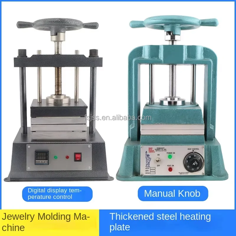 New Manual Disc Pressing Machine Special Machine Making Rubber Molds Gold Silver Jewelry Jewelry Casting Equipment Tools 4-Year