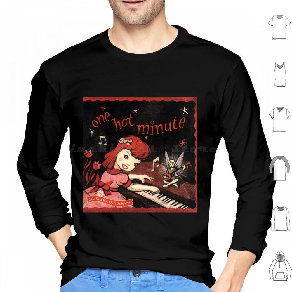 One Hot Minute Hoodie cotton Long Sleeve Album Cover One Hot Minute Album Cover One Hot Minute Peppers Greatest Hits