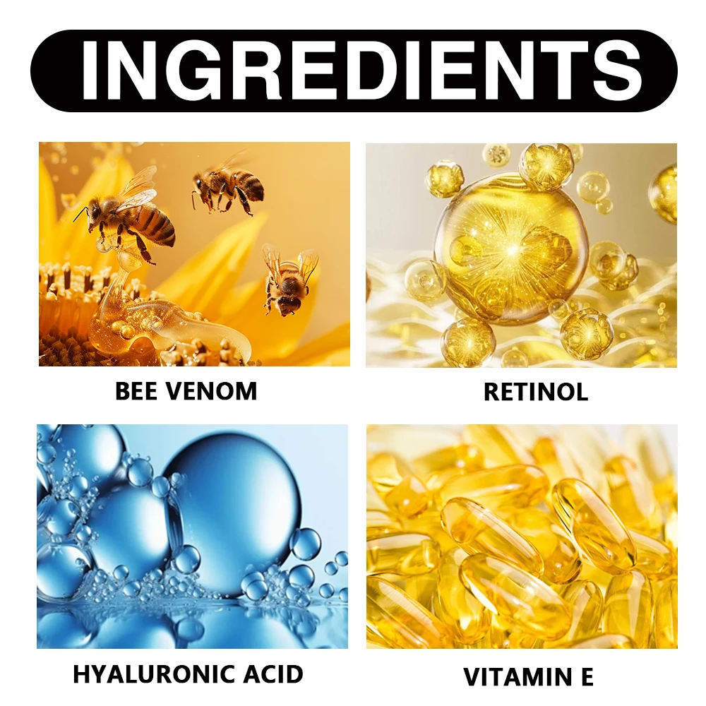 ミツバチ毒入りボディ引き締めクリーム 保湿力持続 弾力アップ リフトアップ しわ改善 栄養補給 乾燥肌ケアクリーム