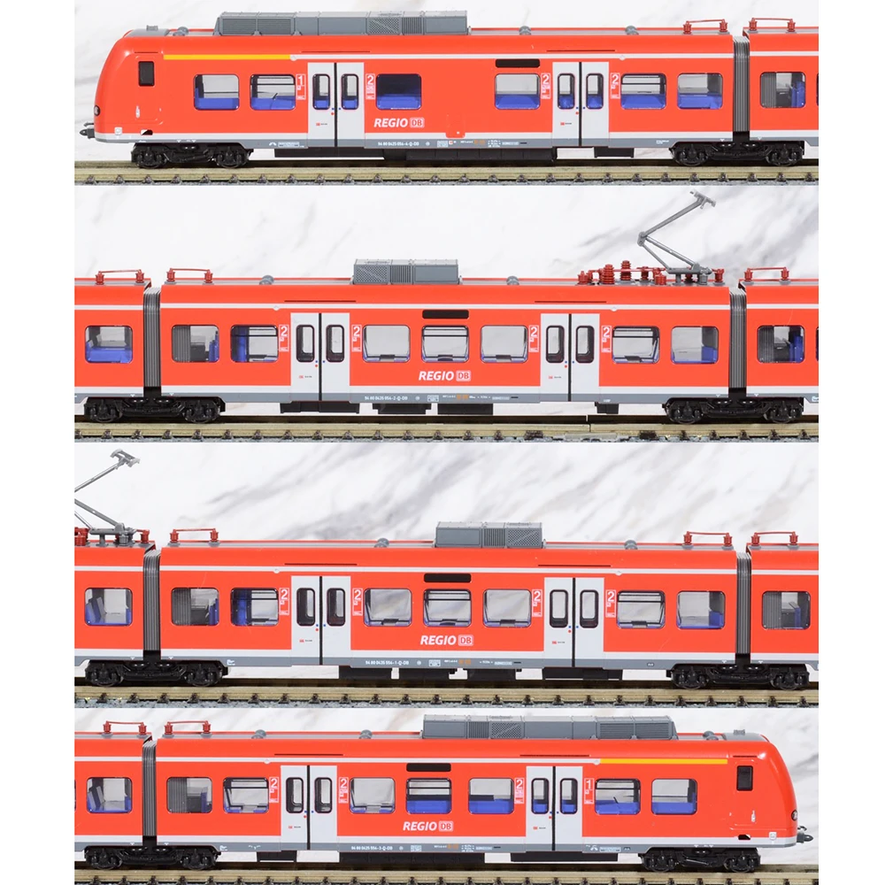 KATO Train Model 10-1716 N Scale 1/160 DB Deutsche Bahn ET425 Suburban Tram DR REGIO (4-section Set) Rail Car Toys