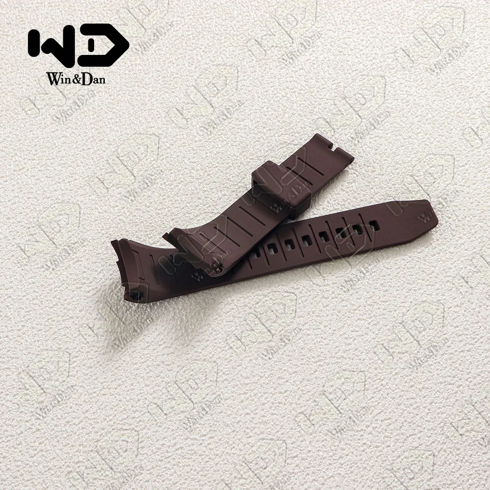 حزام رياضي من السيليكون لساعات SEIKO VELATURA/SRH 006 013 SPC007J1 SNAE17، حزام 26 مم للرجال، إكسسوارات حزام ساعة مطاطي أسود