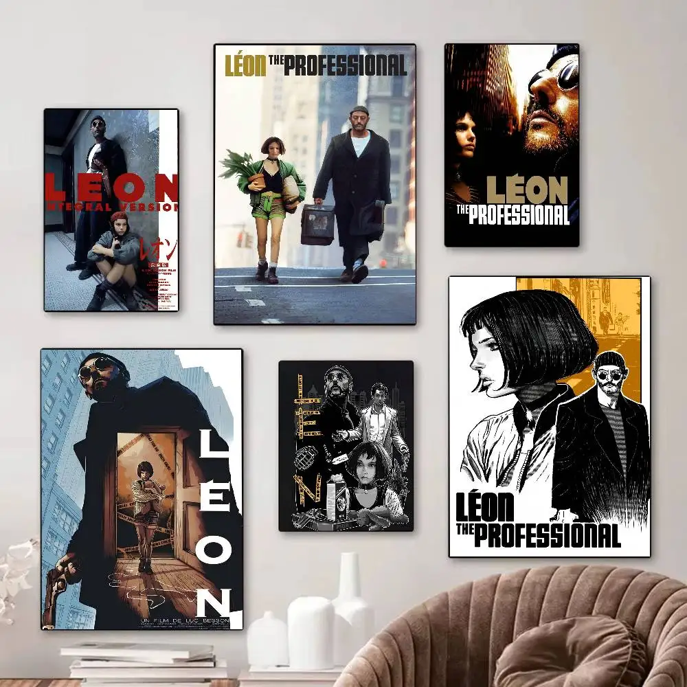 Classic Movie Leon The Professional Vintage Posters Sticky Vintage Room Home Bar Cafe Decor Kawaii Room Decor