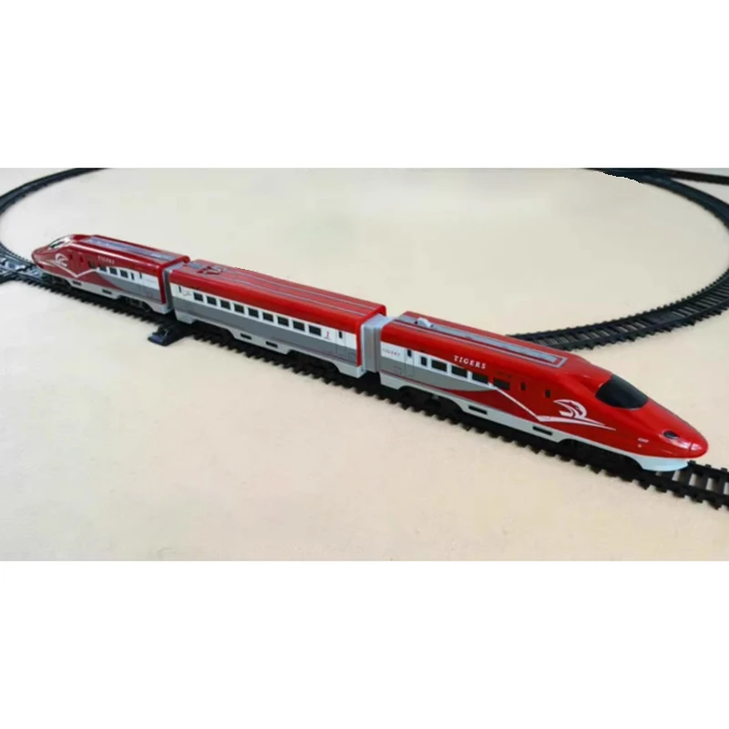 1:87 vermelho eurostar modelo de trem emu de alta velocidade simulação modelo de pista elétrica coleção estática decorado presentes de feriado brinquedos
