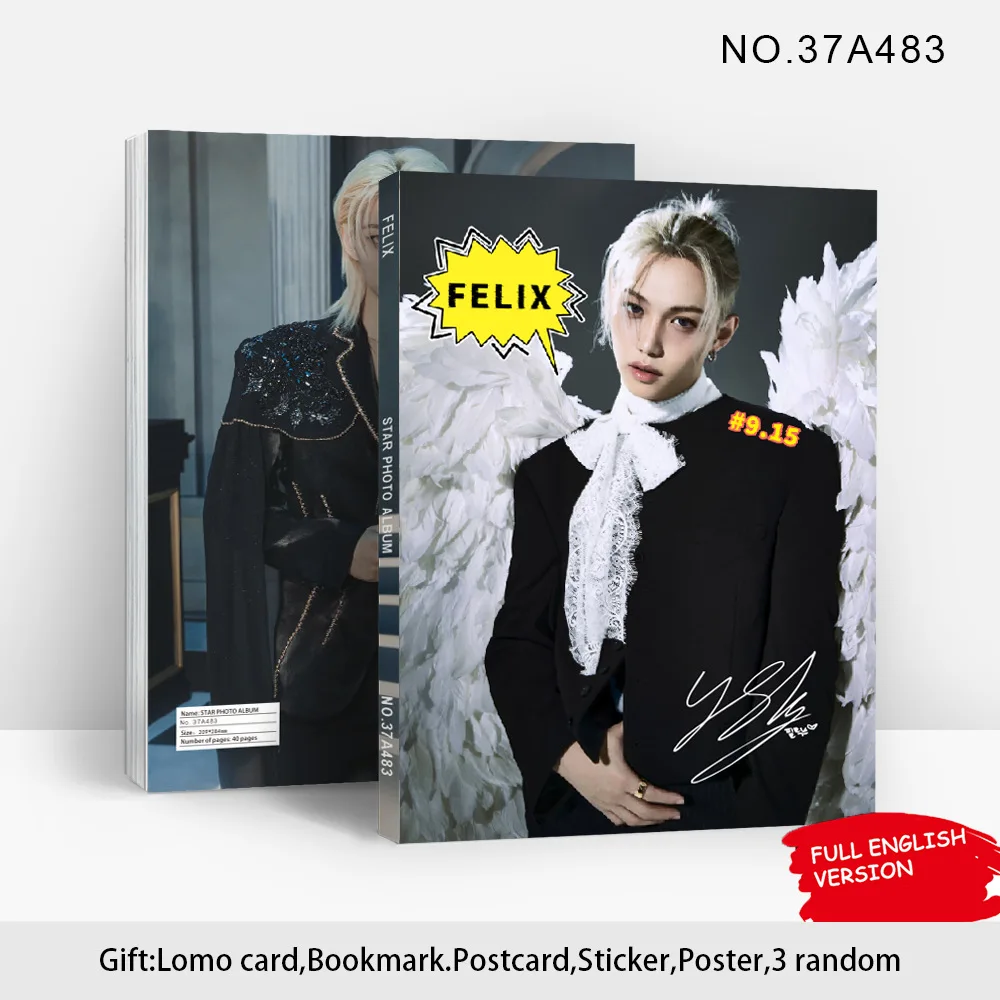 

New 80P HD Celebrity Photo Album Stray Kids Felix BangChan Music Group SKZoo Album Fan Commemorative Album Gift