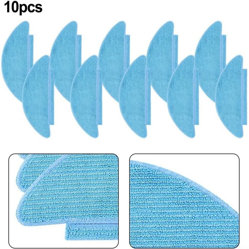 ไม้ถูพื้น10ชิ้นสำหรับ L9000 tikom สำหรับ SL61 SL60D lubluelu และ SG60สำหรับ laresar L6 NEX ชิ้นส่วนอะไหล่เครื่องดูดฝุ่นในครัวเรือน