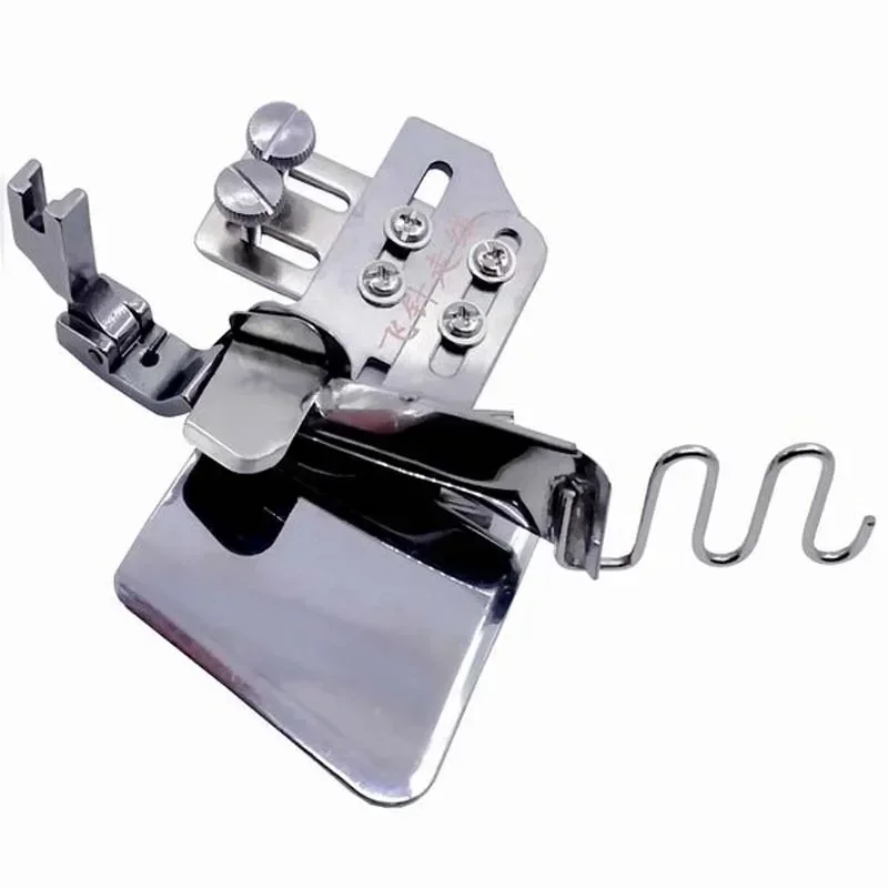Industrial Sewing Machine Welting and Hemming Presser Foot with Folder Feet for Thin Cloth Strips