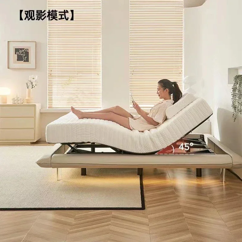 Old People Multifunction Beds Recovery Bedframe Double Adjustable Beds Electric Comfortable Bedroom Furniture Opklapbedden LLB