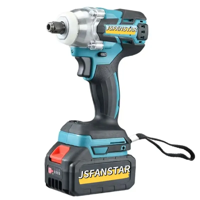 380nm Factory 21V Cordless Brushless Battery Electric Torque Impact Wrench 1/2 OEM Prices
