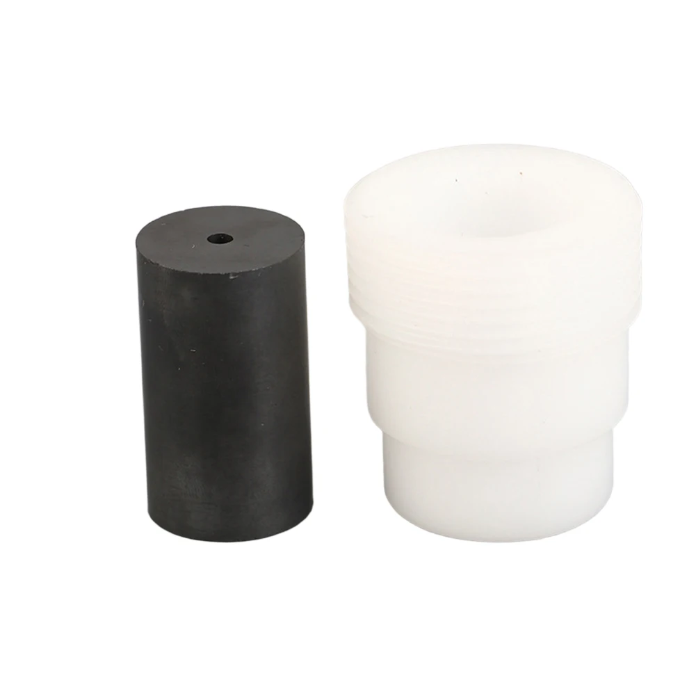 Black White Boron Carbide Sandblasting Nozzle 1.37 Inch For Efficient Rust Removal On Small Pressure Sandblasting Equipment