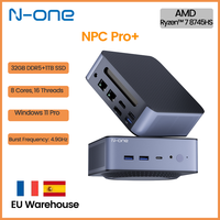 N-one Mini PC Pro+ AMD Ryzen™ 7 8745HS 32GB DDR5 1TB SSD Mini PC Windows 11 Pro Wi-Fi 6 BT5.2 Desktop computer