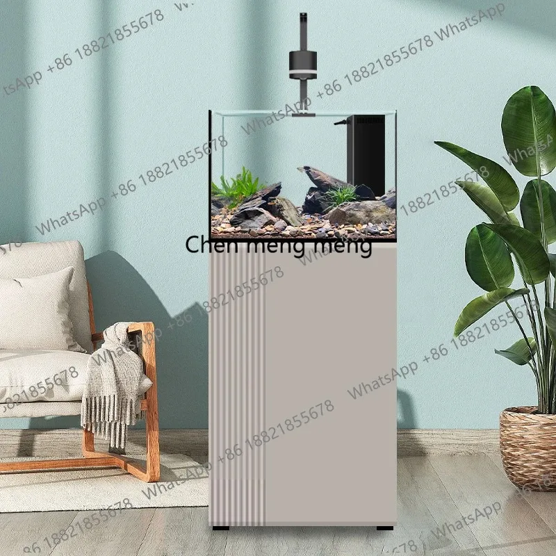 

F150 Fishkeeping Fish Bowl Aquarium New Style Ecology Creative Entrance Hall Aquarium Indoors Hotel Home Furniture El Acuario