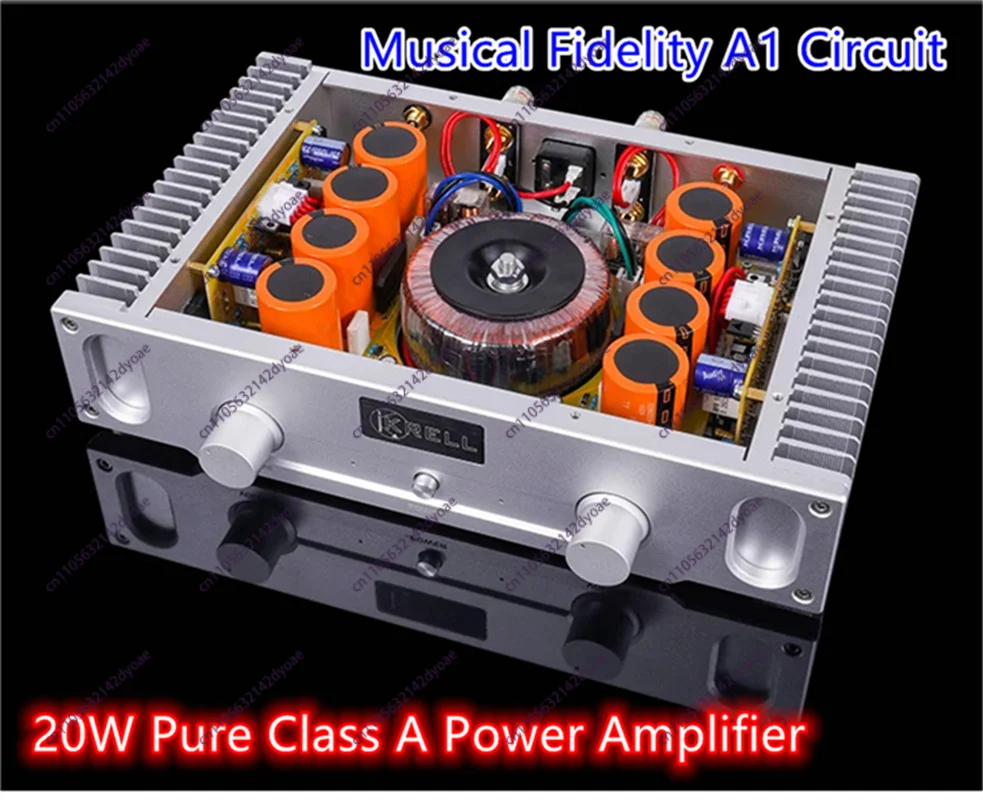 

Copy Musical Fidelity A1 Circuit 20W Pure Class A Power Amplifier HiFi Stereo Dual Channel Power Amplifier MJL21193/MJL21194