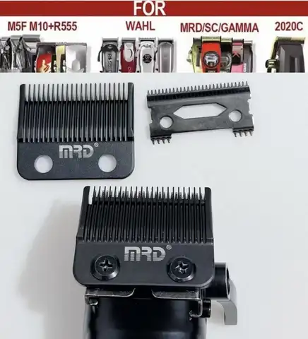MRD ECHO CRUNCH Blade MRD DK 8148 Madeshow Babyliss Barbes FADE Professional Electric Clipper Blade Compatible Moon wolf tooth