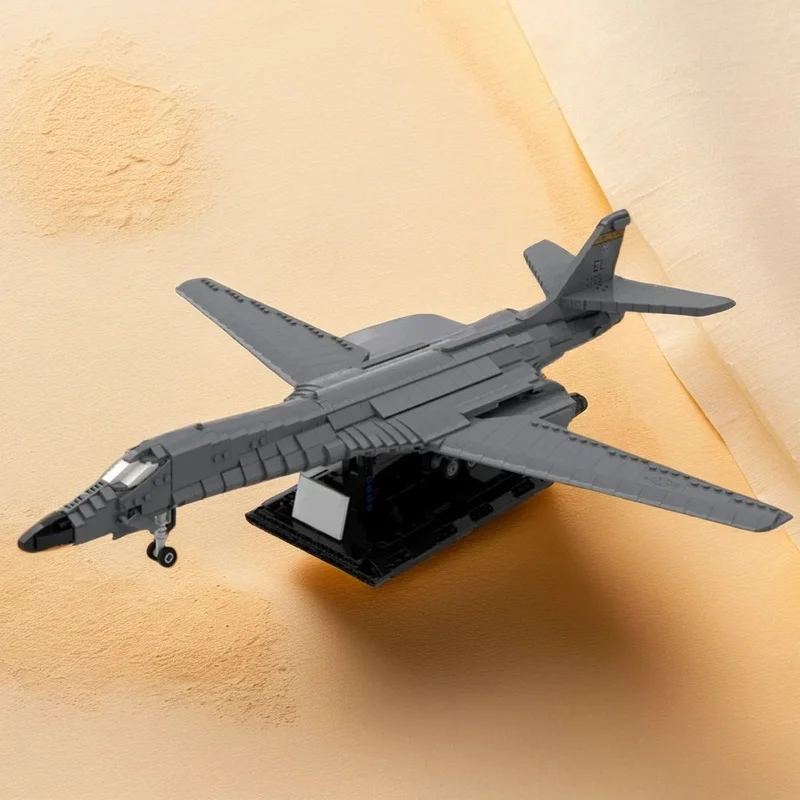 NEW 1544PCS MOC Creative Model 1 72 Scale B 1B Lancer Building Blocks DIY Assembly Building Blocks Display Gift Collection Set