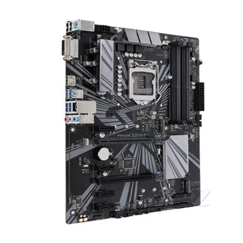 Imagem -02 - Placa-mãe Intel-z370 Prime Z370-p ii Original Usado Lga 1151 Ddr4 64gb M.2 Nvme Usb 3.0 Sata3 Desktop Mainboard