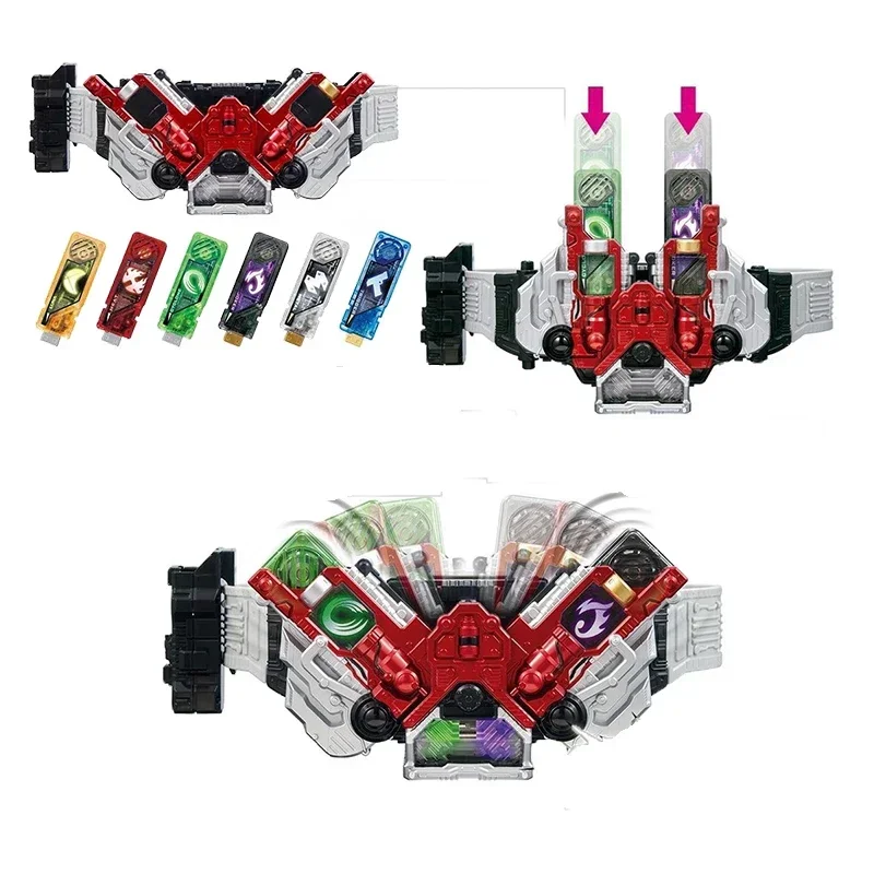 Bandai Original Dx Kamen Rider เข็มขัด Kamen Rider Dual Ride Drive สําหรับหญิง/เด็ก/คริสต์มาสของขวัญสะสมเครื่องประดับ