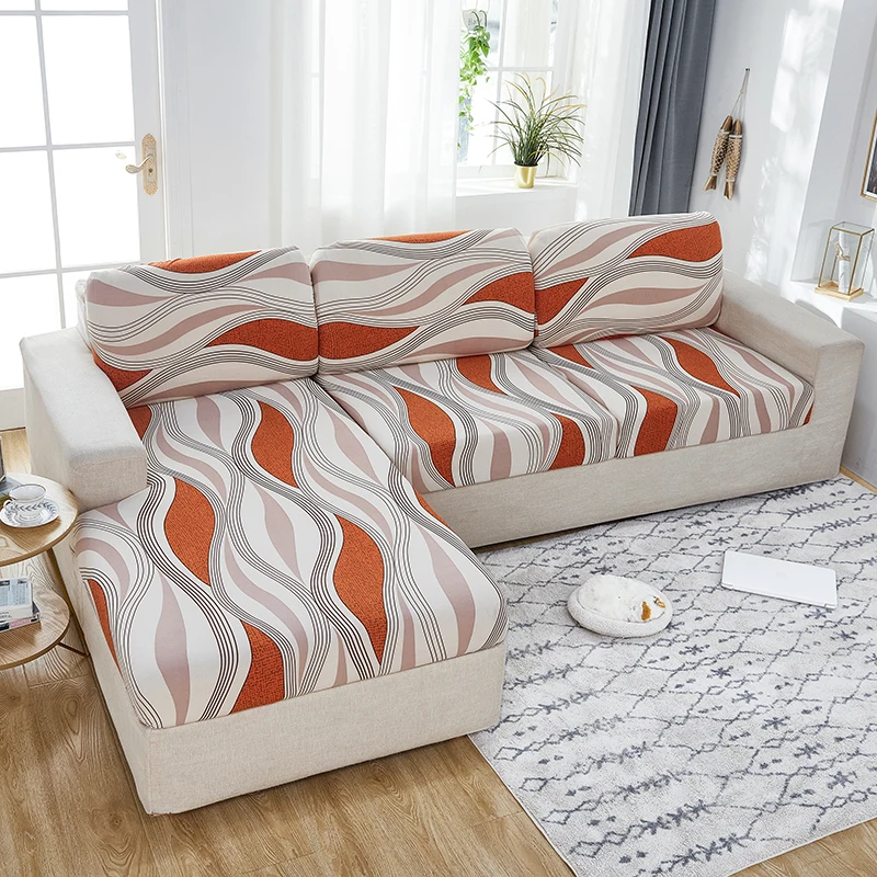 1PC Elastic Seat Cushion Cover Chair Cover Stretch Sofa Cover For Living Room Sofa Slipcover Protector Washable Removable
