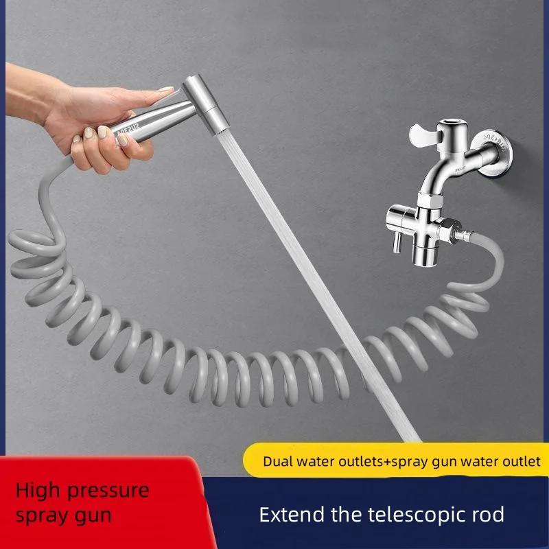 304 stainless steel faucet/multifunctional one to three/washing machine, mop sink, balcony faucet