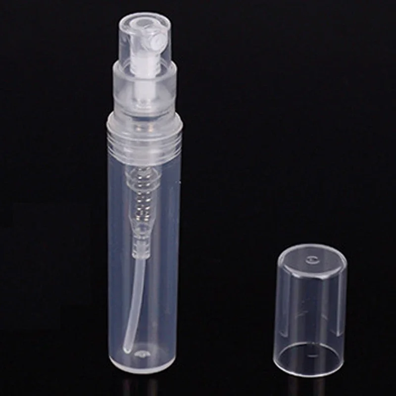 2ML 3ML5ML 8ML 10ML Clear Plastic Spray Bottle Portable Perfume Atomizer Mini Sample Test Tube Thin PET Vials