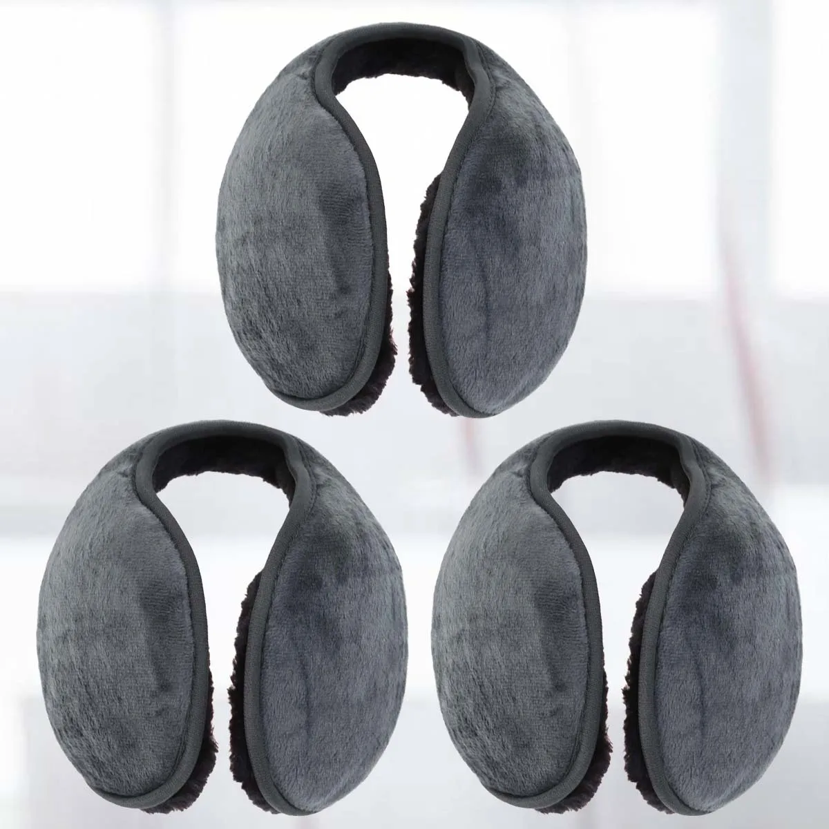 

3Pcs Winter Ear Warmers Ultra-Soft Breathable Fabric Lightweight Portable Outdoor Ear Cover Earmuffs Winter Earmuffs Men