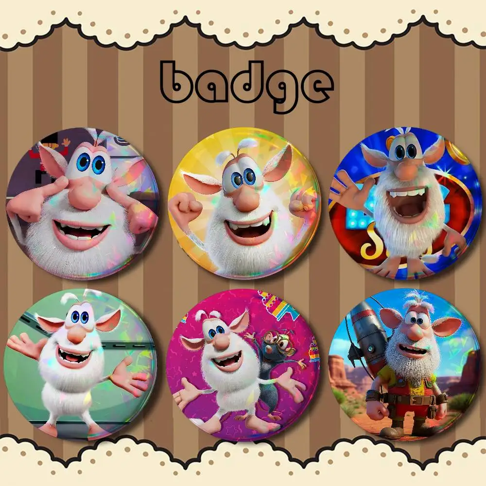 Cartoon B-Booba For Badge Custom Cartoon Lapel Pin Metal Brooch Badges For Backpack Clothing Decoration