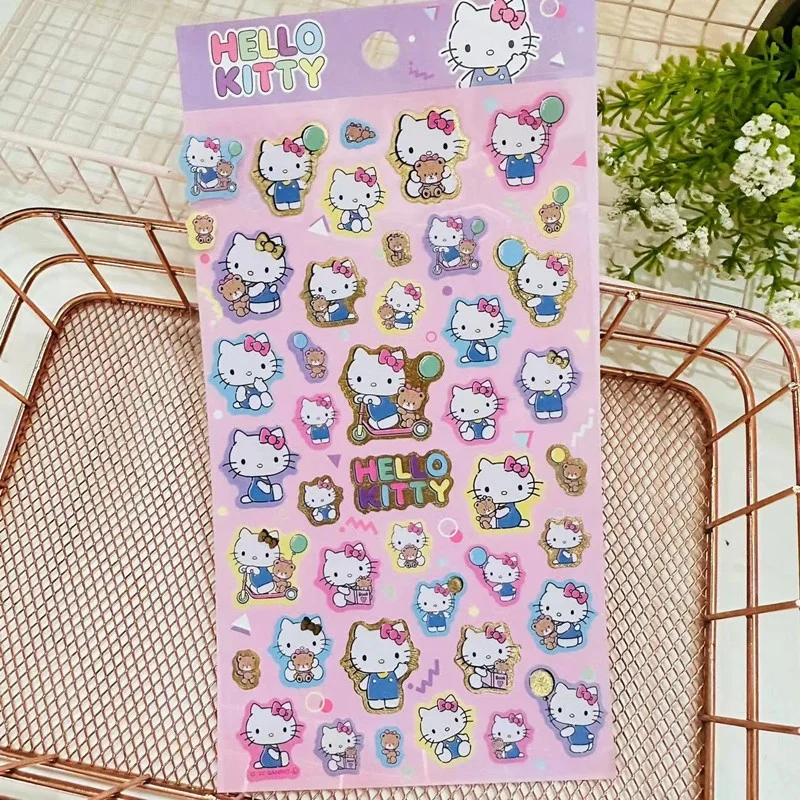 

40pcs/lot Kawaii Sanrio Kitty Stickers Cute Scrapbooking DIY Diary Decorative Sealing Sticker Album Stick Label