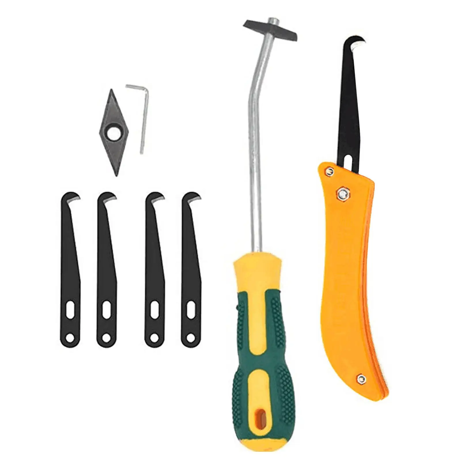 8x Kit di strumenti per calafataggio Gancio per strumento di riparazione per la pulizia delle piastrelle per giunti delle piastrelle