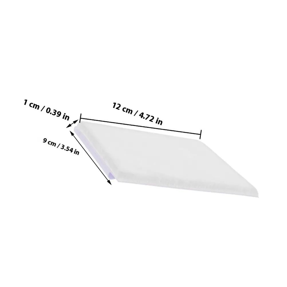 4Pcs Paint Edger Replacement Pads Strong Flexibility Chemical Painting Tool Refill Pads for Interior Walls Ceilings