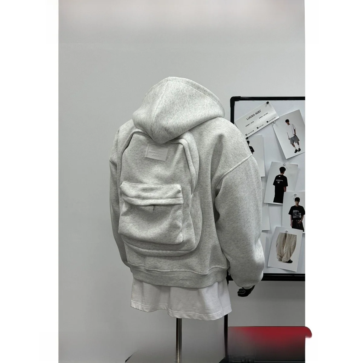 

Autumn New American Trendy Brand 3D Bapa Casual Hooded Open Cardigan Jaet Sweatirt ex ey Trendy