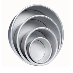 4/6/8/10/12inch Fixed Base Round Cake Pan Aluminum DIY Cakes Pastry Mould Cheesecake Mould Nonstick Cake Tin Kitchen Tools