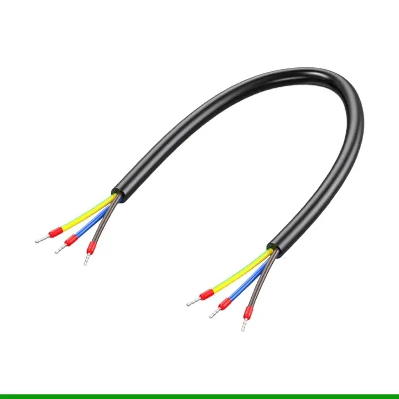 U55C 0.2M 2Pin/3Pin Power Terminal Line With Overload Protective Safety Home Sheathed Wire Cable for Electronic Project