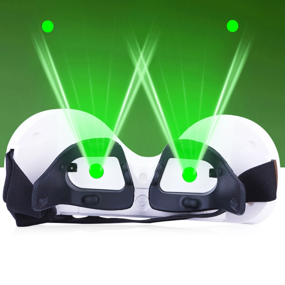 Customizable 3D green eye device restore vision eye massager child myopia treatment instrument massage glasses