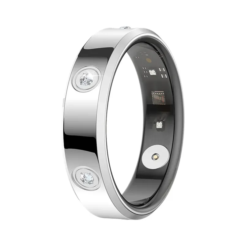 Smart Ring Health Tracker Heart Rate Blood Oxygen Sleep Monitor Bluetooth Fitness Activity Step Counter Wearable Tech for Men