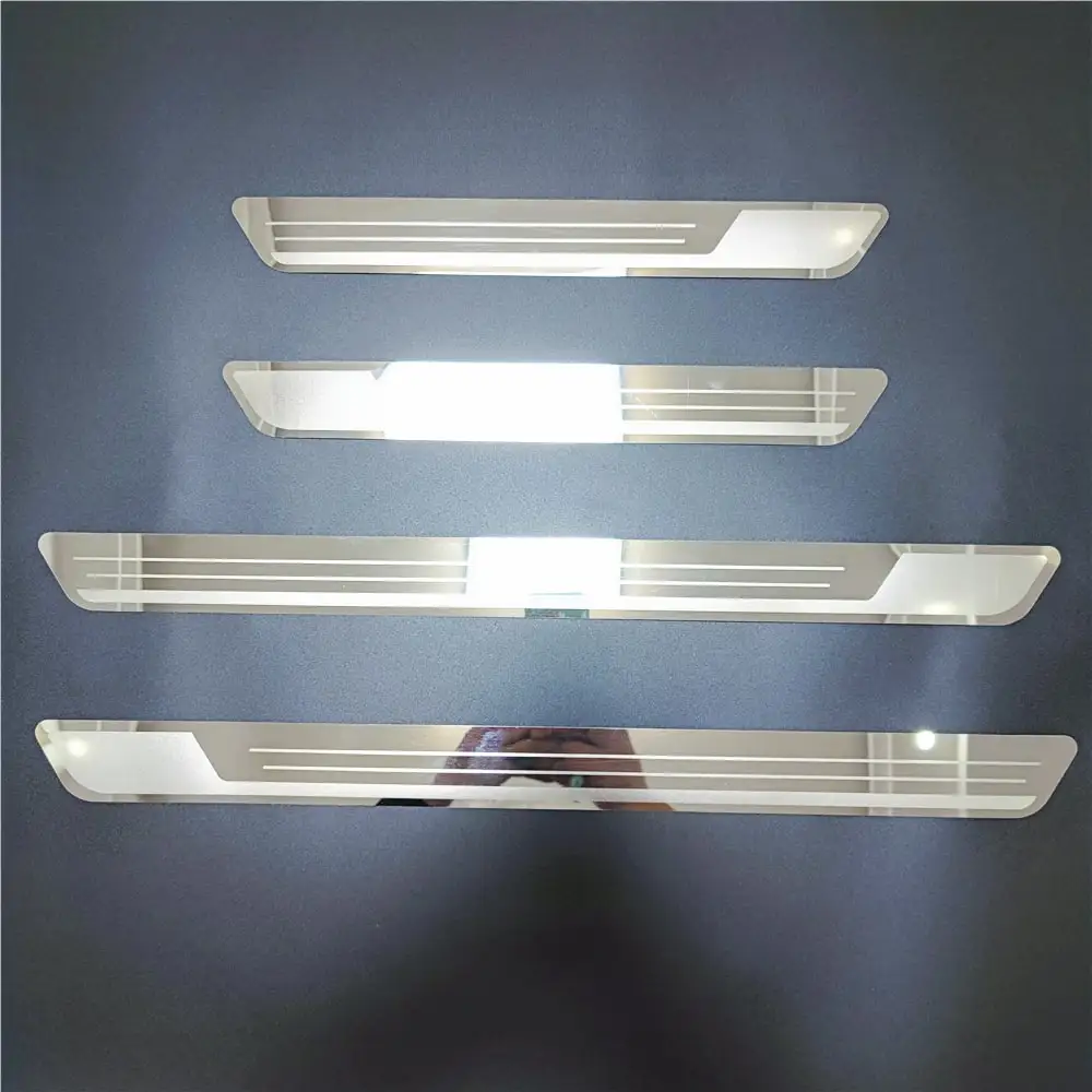 

Car Styling For SKODA ENYAQ iV 2021 2022 2023 2024 Door Sill Scuff Plate Trim Protector Stainless Kick Pedal Sticker Accessories