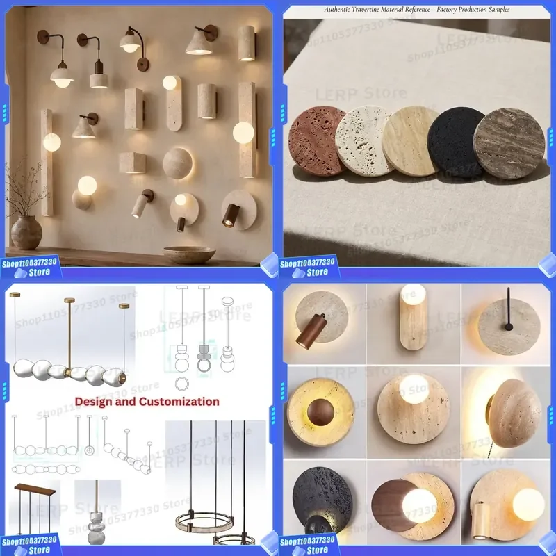 Wabi Sabi Limestone Wall Lamp Warm White LED Cave Stone Light for Bedroom Hotel Living Room Bedside Decor Modern Minimalist