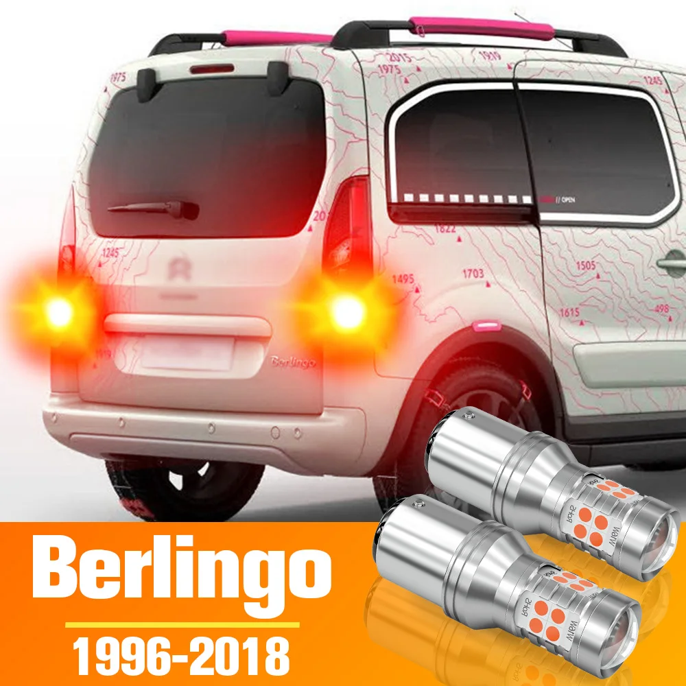 

2pcs LED Brake Light Bulb Accessories For Citroen Berlingo 1996-2018 2006 2007 2008 2009 2010 2011 2012 2013 2014 2015 2016 2017