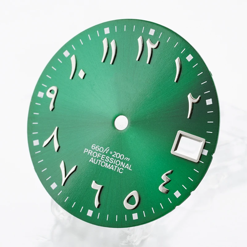 Циферблат NH35, S-циферблат, диаметр 28,5 мм, календарь с арабскими цифрами, подходит для NH35/36, аксессуары для модификации часов с механизмом