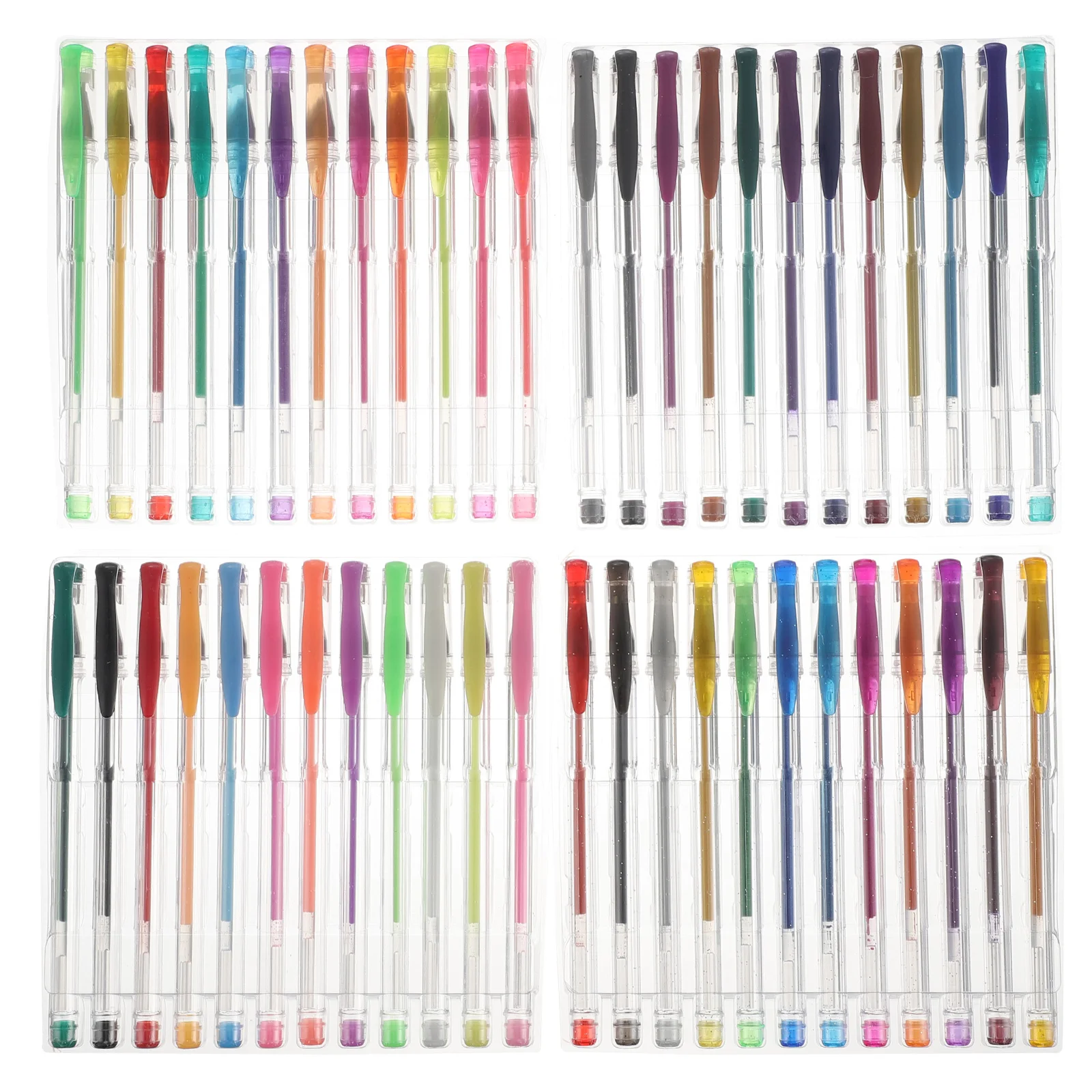 

48 Pcs Pens Colorful Ink Pens for Students Office Color Pen Home School Use Plastic Material 48 Colors