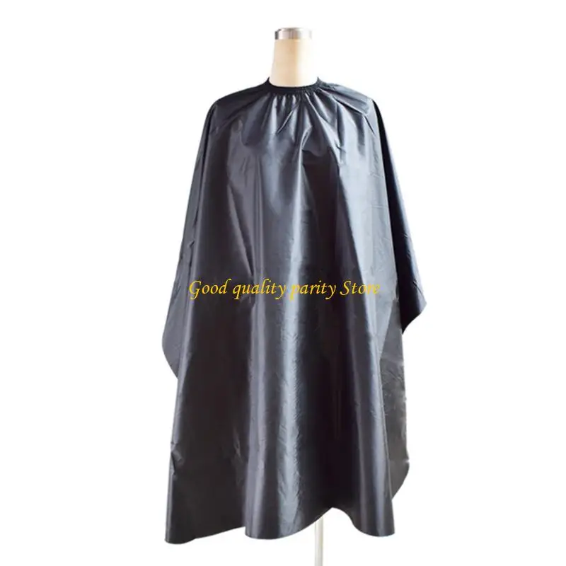 

M4YA Black Hairdressing Cape негабаритный 60x140 см. Водонепроницаемый полиэстер для салонов