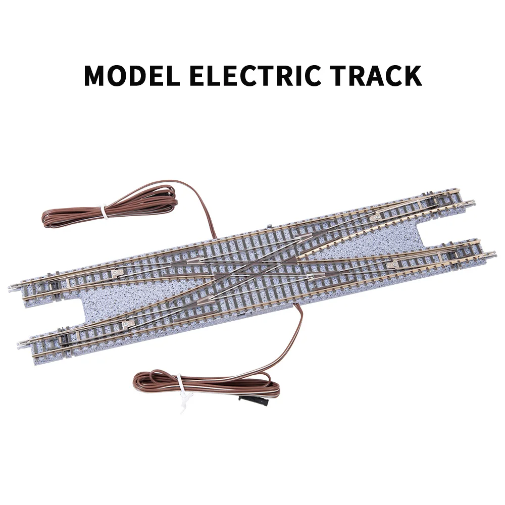 نموذج قطار المسار N مقياس 1:160 PX280 العلامة التجارية 1247 مزدوجة معبر المسار إقبال DIY بها بنفسك السكك الحديدية قطار السكك الحديدية المشهد اللعب 1 قطعة