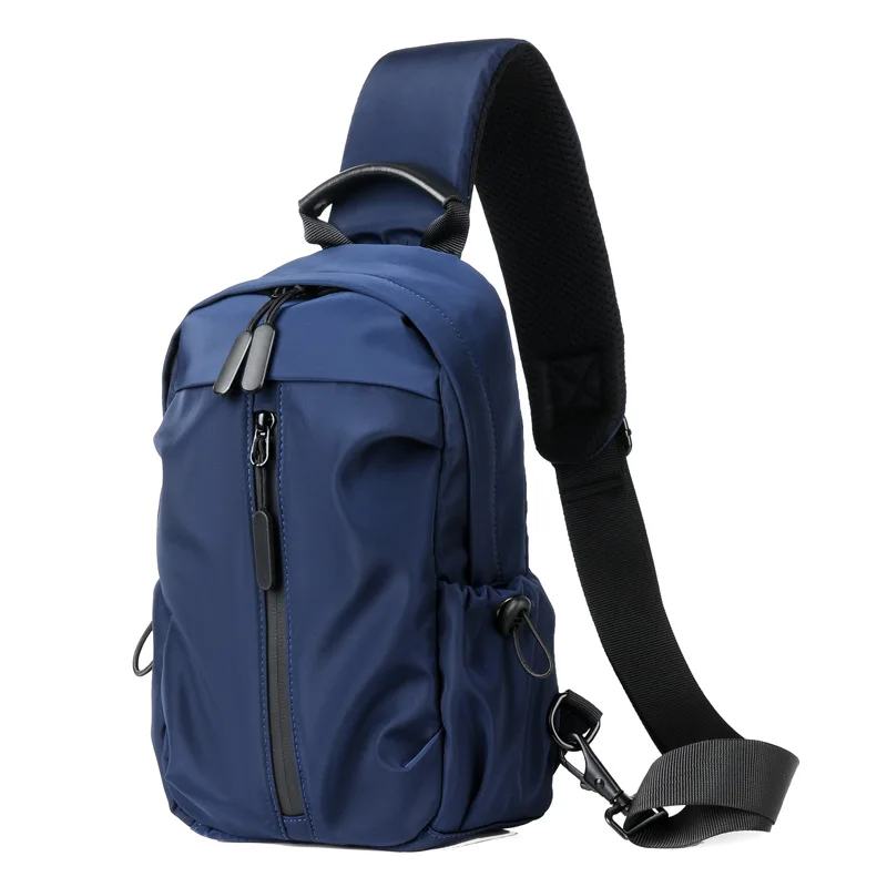 Bolso de pecho de moda para hombres y mujeres, bolso de hombro cruzado Universal de negocios al aire libre, impermeable, a la moda