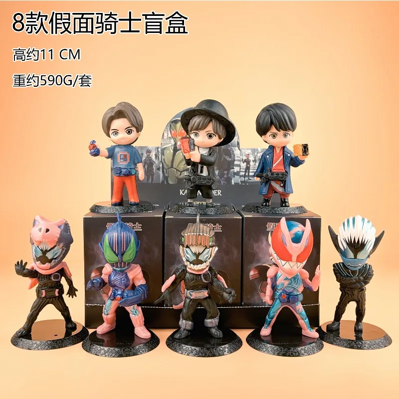 Caja ciega Kamen Rider - ¡En stock! Figura Ryuki/Decade, juguete de jinete enmascarado de 10 cm, decoración de escritorio coleccionable