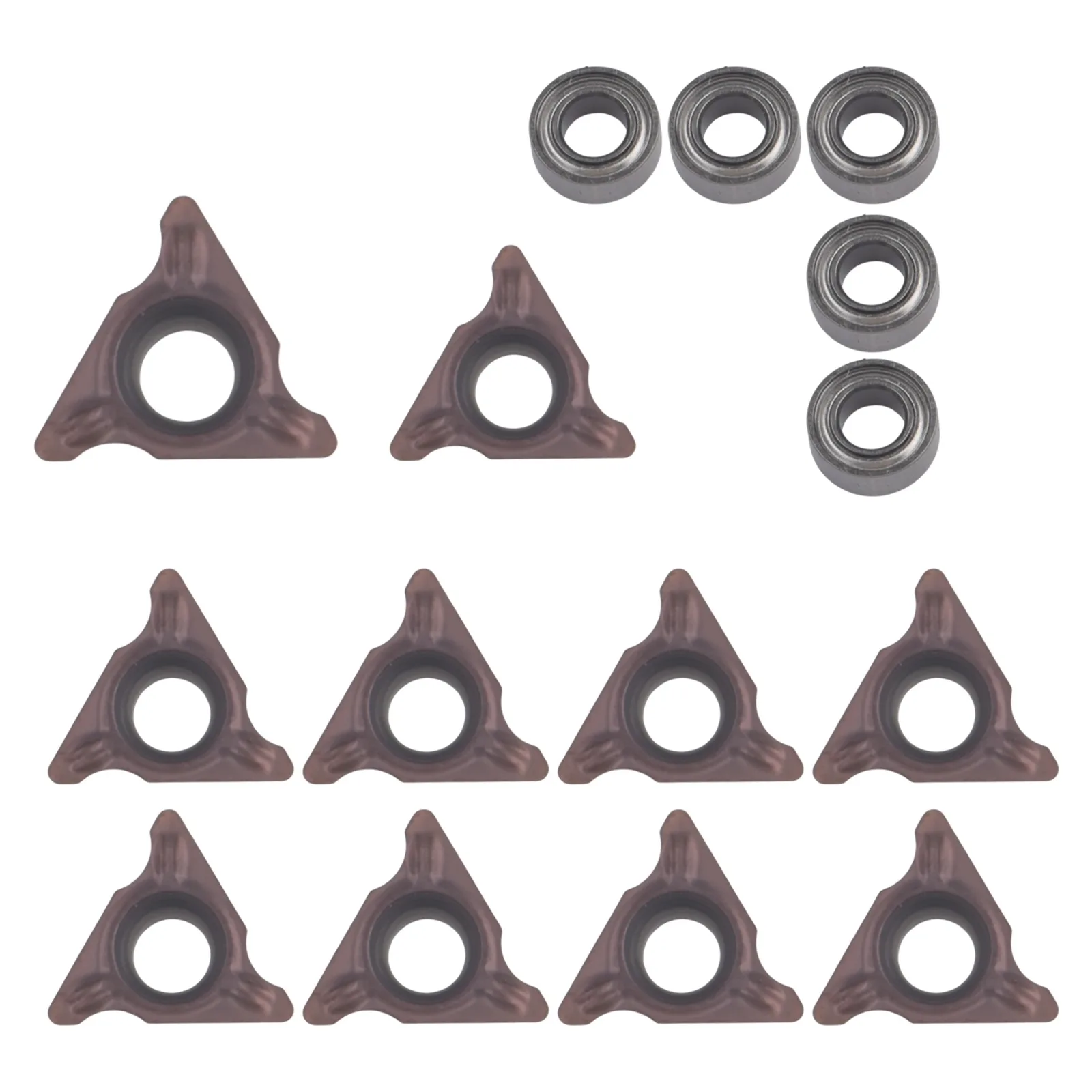Carbide for blades Indexable Inserts 10 Replaceable Cutter Heads Heat-Treated Steel For Mini Chamfering Machine