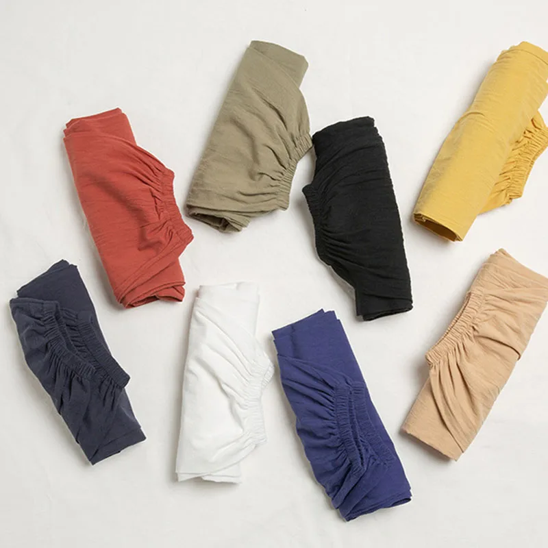 Damen Lässige Weite Bequeme Haremshose für den neuen Sommer 2026 – Elastische Taille, Strand-Leinenhose, einfarbig, vielseitig kombinierbare Laternenhose – Detail 3