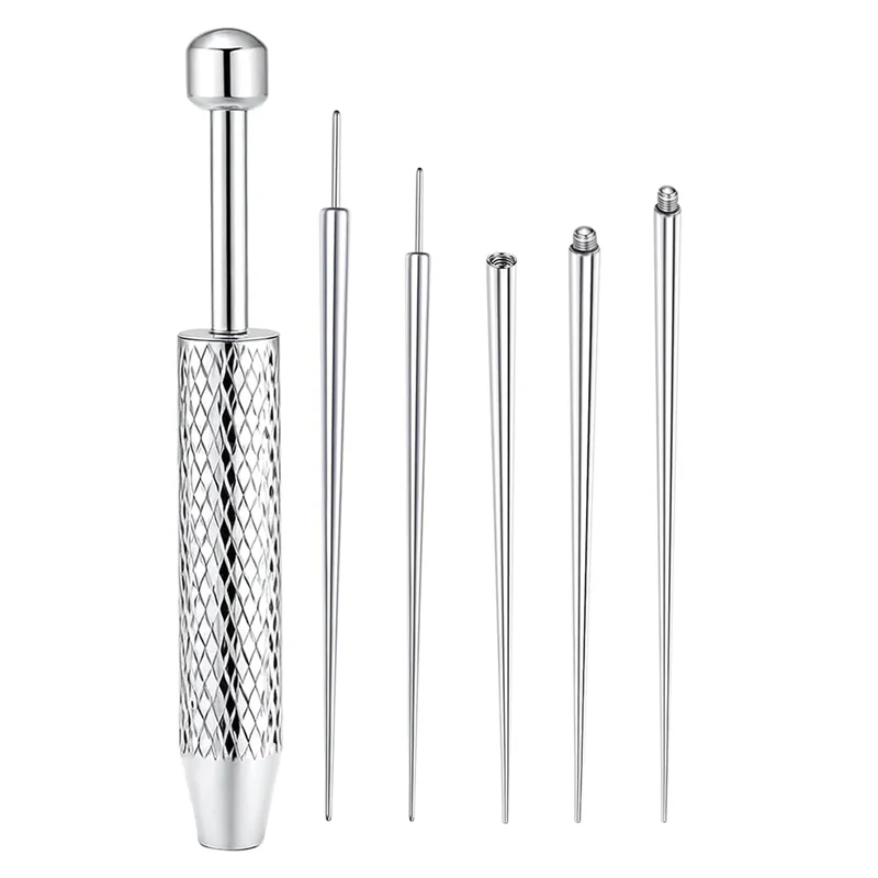 

Piercing Taper Ball Grabber Tool-14G 16G 18G 20G Stainless Steel Flat Back Earrings Applicator For Changing Jewelry