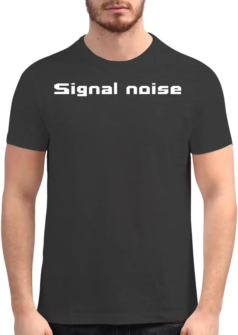 Signal Noise - Men's Soft Graphic T-Shirt