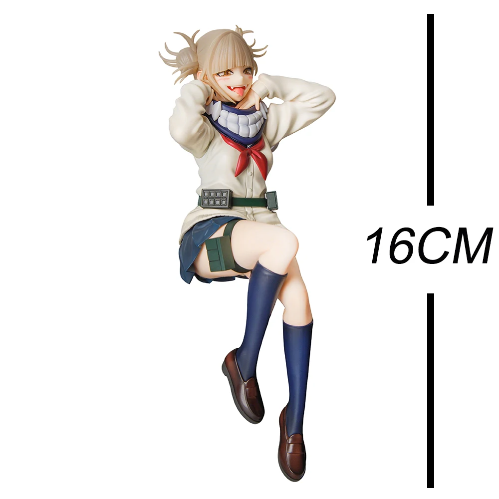 Anime MHA Figure Toga Himiko Action Figures Sitting Uraraka Ochako Figurine PVC Beauty Model Look Up Figure Toga Himiko Toy Gift view 6