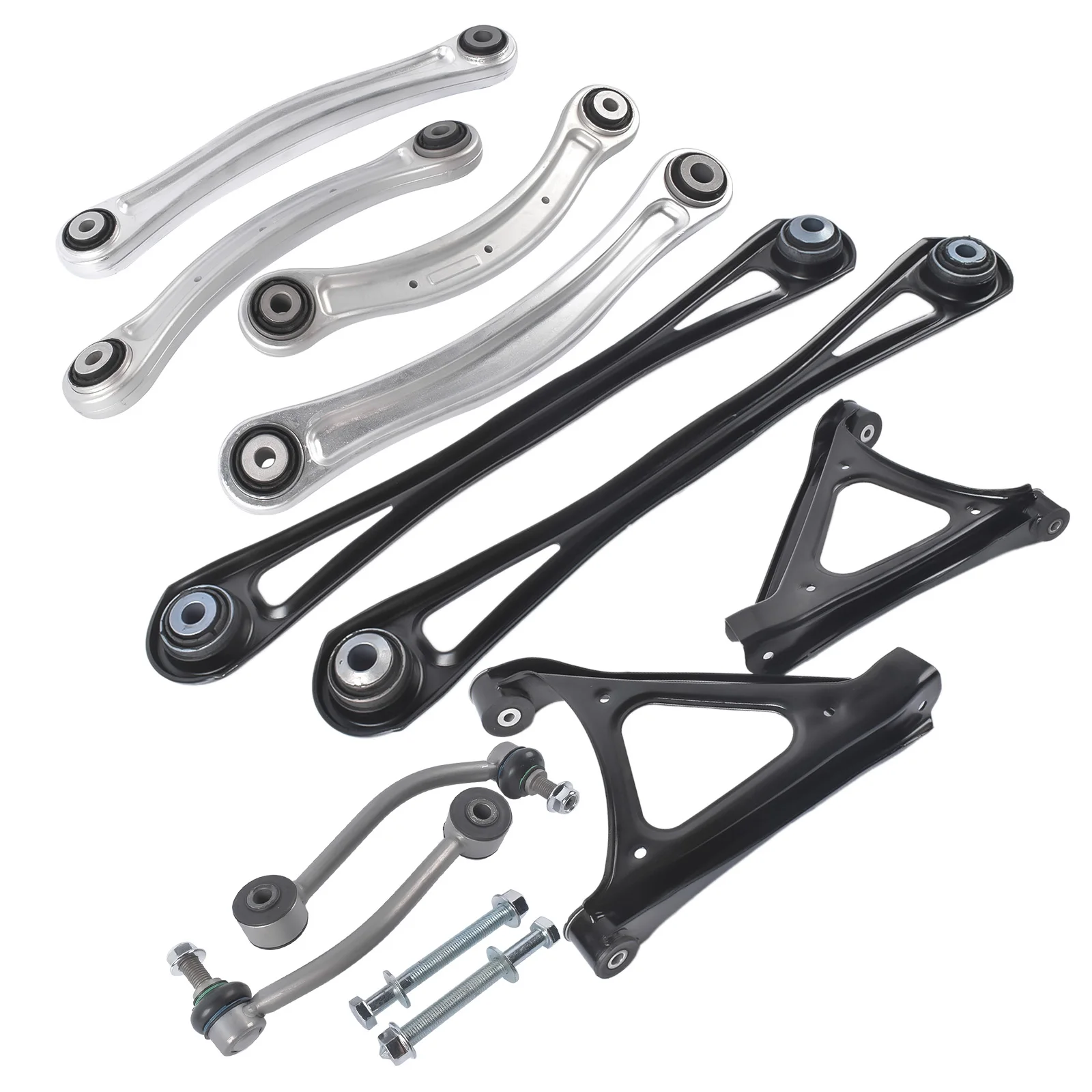 Image of AP01 Hinterer Querlenkersatz für Audi Q7 4LB Bj 04-15 Porsche Cayenne Touareg 7L Bj 04-10 7L0505312B, 7L0505311B, 7L0505397, 7L0505398, 7L0505465A, 7L0505465B, 7L8501529, 7L0505323A