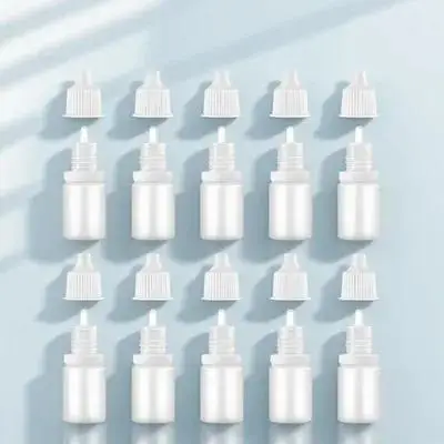 

10pcs Eye Drops Empty Bottles Plastic Dropper Squeeze Top Leak Proof Travel Small Liquid Storage Dispenser Lab Bottle Teaching